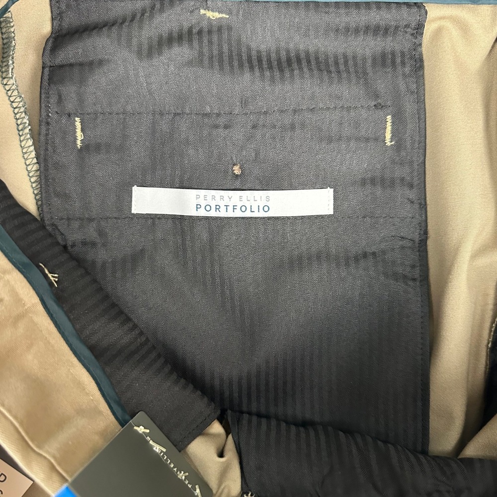 Perry Ellis Slacks Mens 38x30 Antelope Portfolio Premium Flex Twill Relaxed NWT - Picture 13 of 16